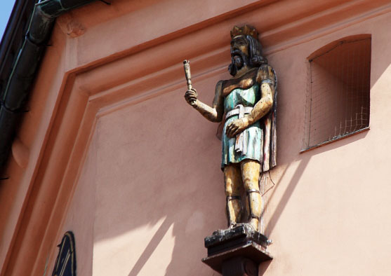 Oława - figura Król Salomon