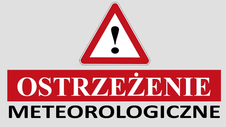 aktualność: Ostrzeżenie meteorologiczne