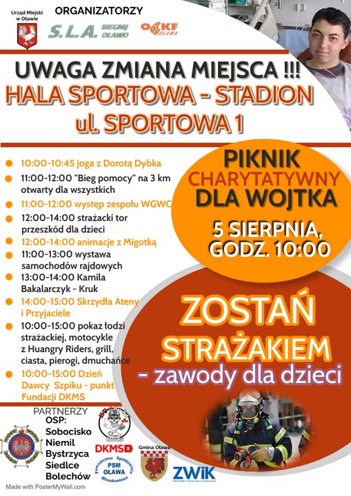 Wydarzenie: Piknik Charytatywny dla Wojtka, Kiedy? 2023-08-05 10:00, Gdzie? 